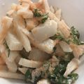 柴犬ママ's cooksnap of when they made 簡単♪大根と大葉で!タラコマヨサラダ.
