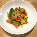 クックパッドごはん部's cooksnap of when they made ほうれん草とベーコンのホットサラダ.