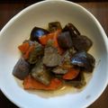 さくらかず's cooksnap of when they made 茄子の味噌煮（にんじんとコンニャク入り）.