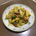 ビキナーもんちゃん's cooksnap of when they made ジャーマンポテト風カレー味.