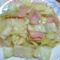 myukitty's cooksnap of when they made ♥キャベツとベーコンのオイマヨ炒め♥.