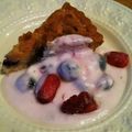 msgnb120's cooksnap of when they made 1分アレンジ☆ヨーグルトソースパンケーキ.