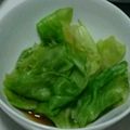ヨシヨッシー's cooksnap of when they made レンジで簡単！堅いレタスの中華おひたし.