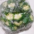 あいʕ•ﻌ•ʔ's cooksnap of when they made お弁当に＊オクラの簡単便利な保存方法.