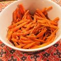 rieriepon's cooksnap of when they made レンジでパパっと☆にんじんのごま和え.