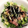 caruga's cooksnap of when they made ごまが香る！アボカドと水菜のネギトロ丼.
