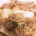 ＊にょにょん＊'s cooksnap of when they made 白菜とえのきとひき肉中華炒め.