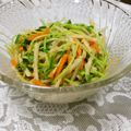 ともこキッチン's cooksnap of when they made 節約副菜♡豆苗ごぼうピリ辛和え.
