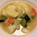 クックY08S17☆'s cooksnap of when they made さつま芋入りだんご汁.