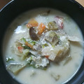 よしゆか62's cooksnap of when they made 【簡単】とろ〜り白菜のミルクスープ.