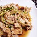＊美柚＊'s cooksnap of when they made 豚こまの豆苗もやしのポン酢炒め.