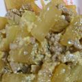 とろーるる's cooksnap of when they made 大根とひき肉のたまご炒め.