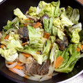 chi−ちゃん's cooksnap of when they made 鯖の味噌煮缶でちゃんちゃん焼き風.