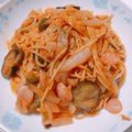 ふうちゃん♩'s cooksnap of when they made ワンポットパスタ～水漬け時短ナポリタン.