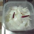 いちご畑のプチ王子's cooksnap of when they made ピリ辛大根.