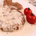 かぱちゃ's cooksnap of when they made サーモンのムニエル☆きのこクリームソース.