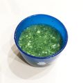 なつき☆ミ's cooksnap of when they made ★離乳食★初期♪ほうれん草と麩のダシ煮♪.