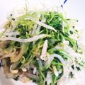 はっぴーふらわー's cooksnap of when they made 旨っ！もやしと豆苗のナムル.