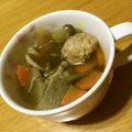 さおりん@料理特訓中's cooksnap of when they made 胃に優しい♪鶏ときのこのくず煮風スープ♪.