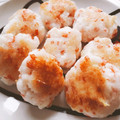 めおな's cooksnap of when they made 10分で♪はんぺんとカニかまの三角おやき.
