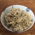 yokonyan11's cooksnap of when they made ❀茶飯❀めんつゆ＆緑茶葉で♬.