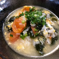 ＊mamaまちこ＊'s cooksnap of when they made 在庫品で☆トマトとわかめのかきたまスープ.