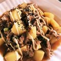 skmtのん☆'s cooksnap of when they made 即席ごちそう！豚肉とジャガイモの甘酢マヨ.