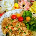 ももちゃんのれしぴ's cooksnap of when they made 簡単ピラフ風.