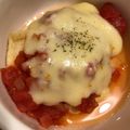 zipnzippy's cooksnap of when they made ✿豆腐ステーキdeトマトチーズグラタン✿.