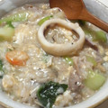 ruli1029j's cooksnap of when they made シーフードと青梗菜の中華粥♪.