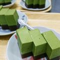 わさまめこにゃん's cooksnap of when they made ★簡単絶品♪抹茶淡雪二層羊羮.