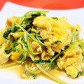 アイリッシュショコラ's cooksnap of when they made みょうたまー豆苗のふわとろ卵炒めー.