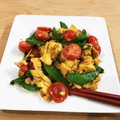 かなぶん☆0306's cooksnap of when they made スナップエンドウと卵の中華炒め。.