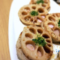 Sac’HiNa's cooksnap of when they made 蓮根と生ハムの粒マスタードチーズ♡.