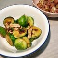 ☆さぶ☆☆'s cooksnap of when they made 旨い！イカの塩辛と芽キャベツのソテー.