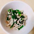 クックるん☆戦隊's cooksnap of when they made ほうれんそうのおひたし(釜揚げ新子入り).