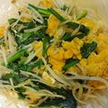 カジコジ7's cooksnap of when they made 簡単（＾＾ニラモヤシ卵炒め.