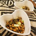 ♡YKitchen♡'s cooksnap of when they made おつまみに♪納豆と高菜の和え物.