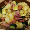 けのし's cooksnap of when they made じゃがいもとズッキーニのチーズ炒め.