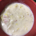 夕飯は６時です's cooksnap of when they made 白菜とジャガイモのとろ～り豆乳スープ.