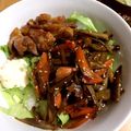 にっこりきっちん's cooksnap of when they made 味付け簡単！きんぴらごぼう鶏てり丼☆☆.