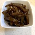 inaoppy's cooksnap of when they made 簡単節約☆こんにゃくのきんぴら☆.