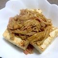 キリジャンまろ's cooksnap of when they made 豆腐のえのき味噌のせ★.