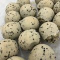 まゆまゆみーたん's cooksnap of when they made 簡単★白玉粉で黒ごま入りもちもちパン.