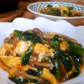 黒鯛一直線's cooksnap of when they made 菜の花としめじの玉子とじ.