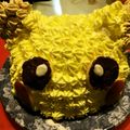 クックMRJ2X9☆'s cooksnap of when they made ピカチュー ケーキ☆息子の誕生日に♡.