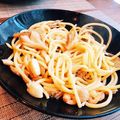 アルパカぷーちん's cooksnap of when they made 和風にんにく醤油のシーフードスパゲッティ.