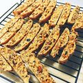 ずーびーず's cooksnap of when they made 甘味料不使用！米粉でガリガリビスコッティ.