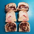 あみたろす0204's cooksnap of when they made パウンド型で焼くチョコナッツパン.