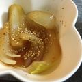 cookpad少女's cooksnap of when they made 丸ごとレンチン玉ねぎ♪ゴマ七味醤油味.